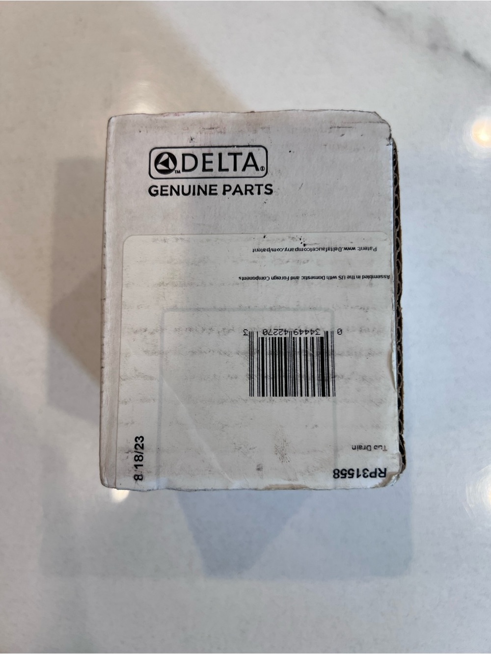Delta RP31558 Drain - Tub - Chrome